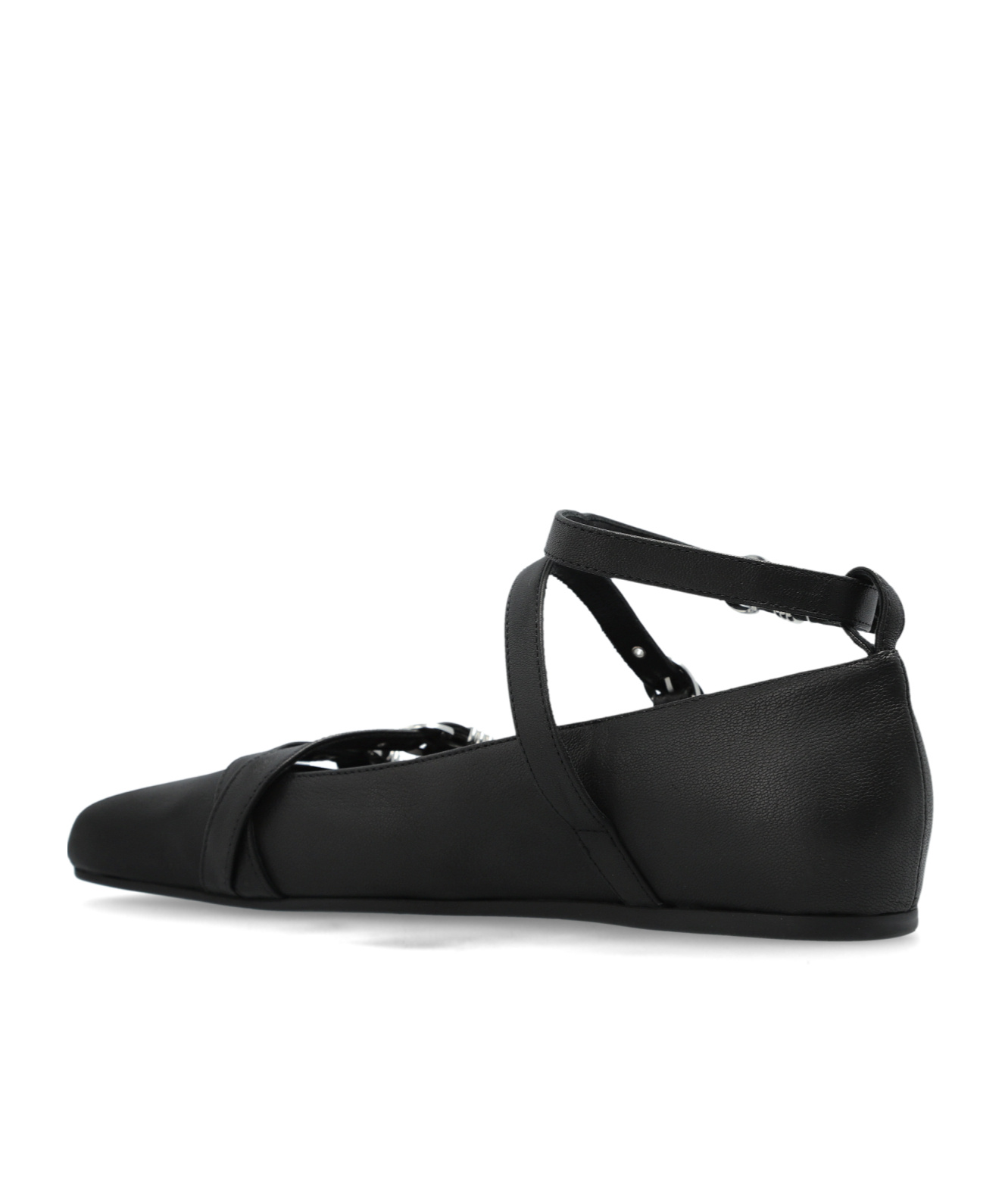 VIC MATIE LEATHER BALLET FLATS