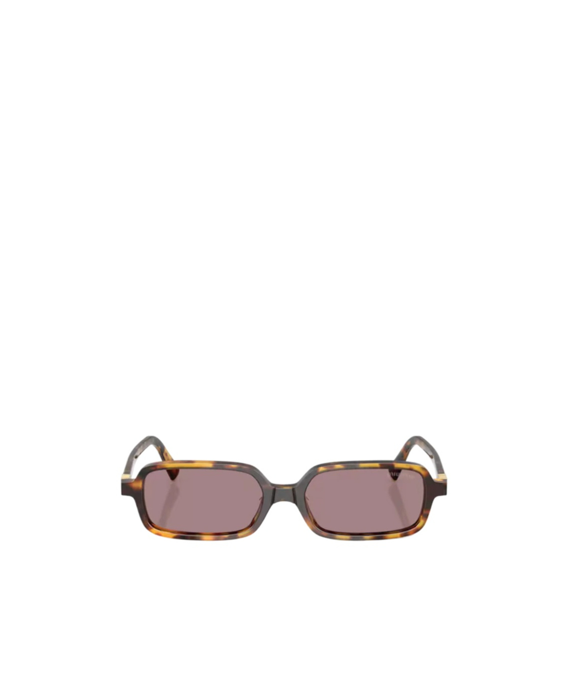 Miu Miu Logo Sunglasses In Brown