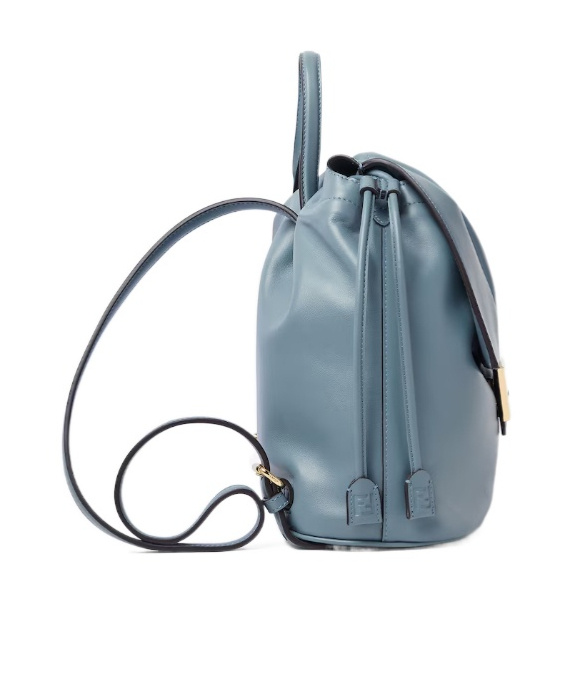 Fendi Mercury Blue Leather Backpack