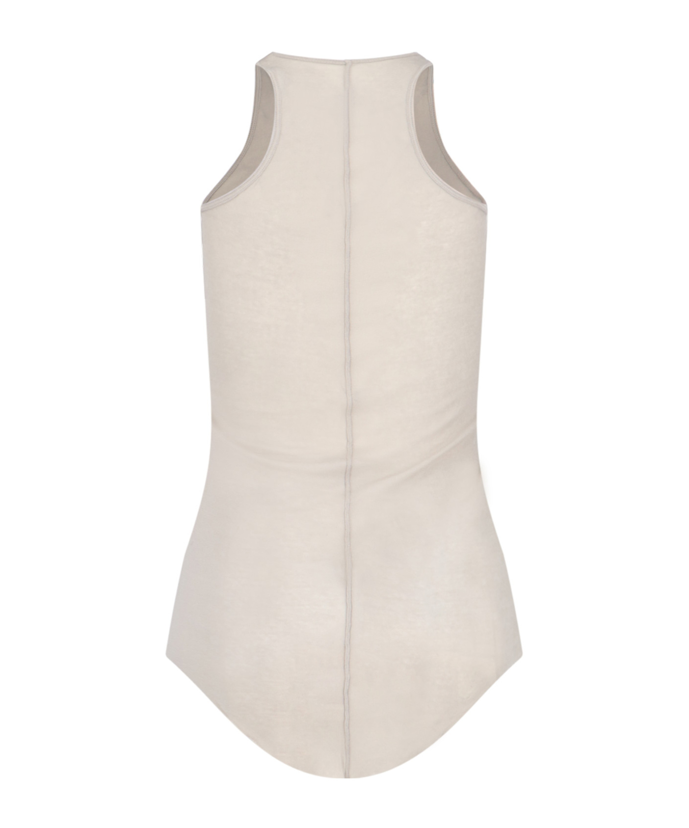 Rick Owens Off-white Basic Rib Tank Top In White