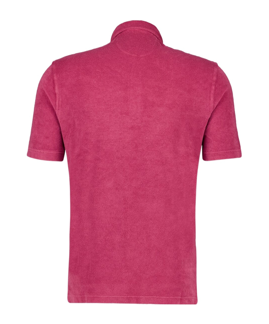 Fedeli Terrycloth Cotton Polo Shirt In Pink