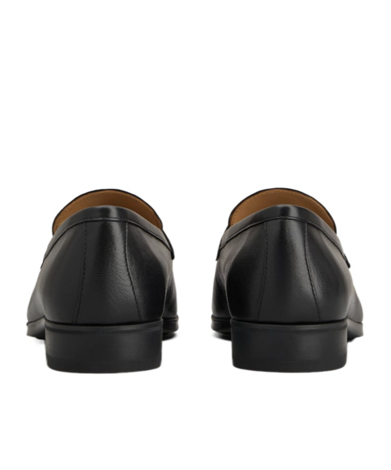Tod's Leather Loafers In Black