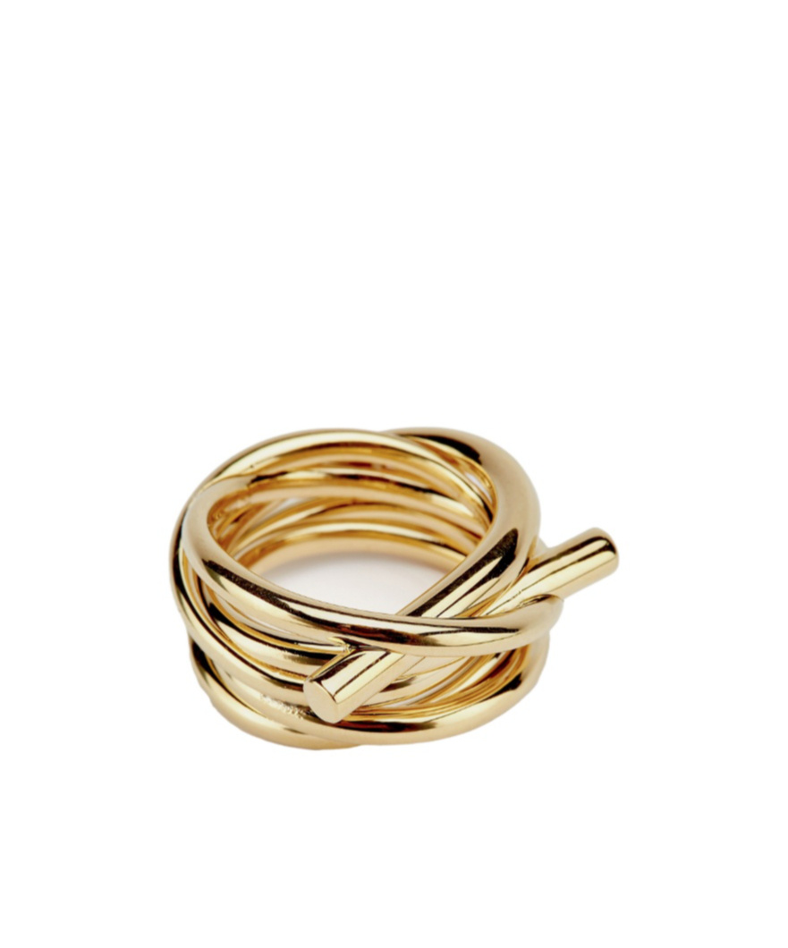 Ferragamo Gancini Logo Ring