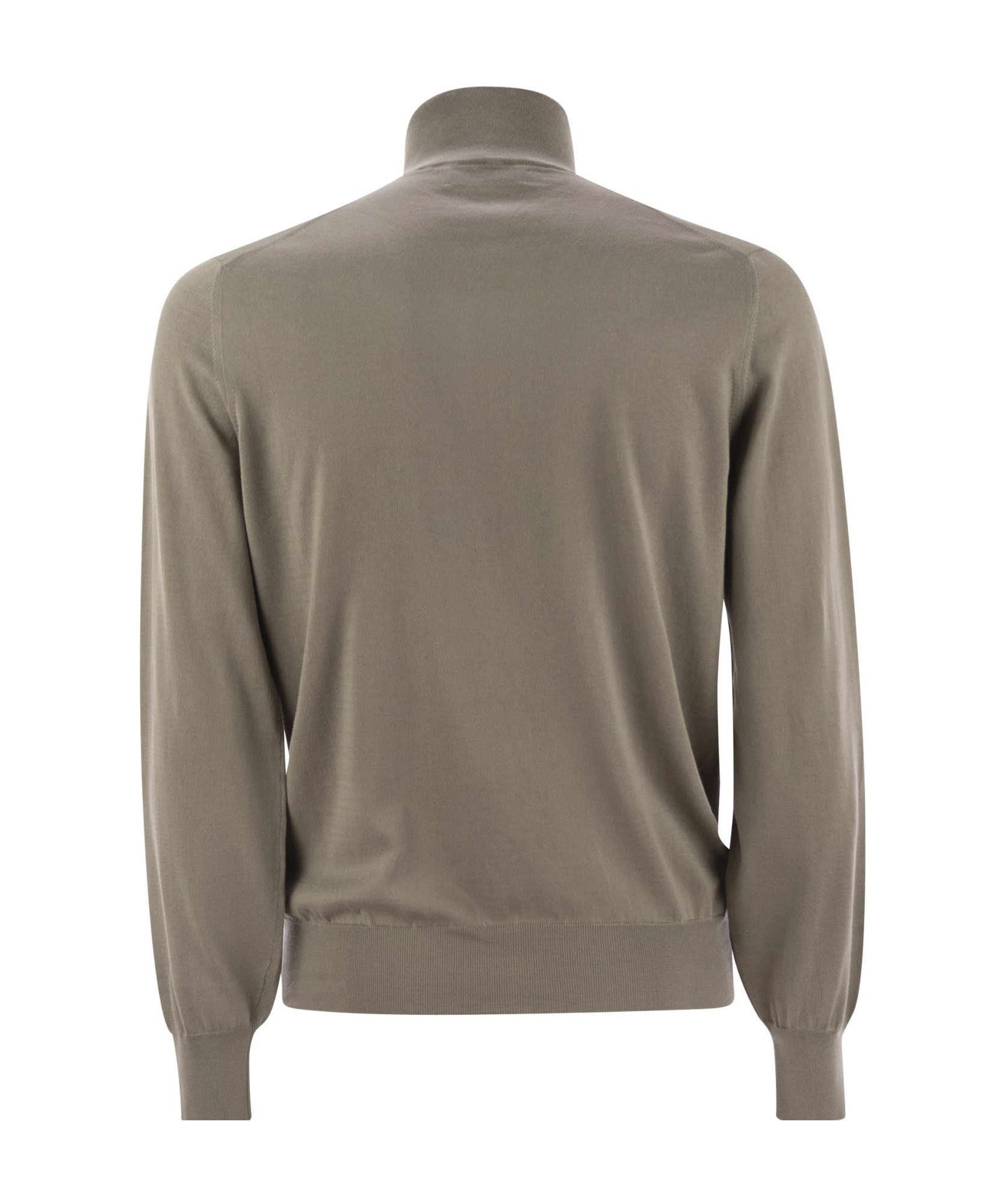 Brunello Cucinelli Long Sleeve Casual Jacket In Green