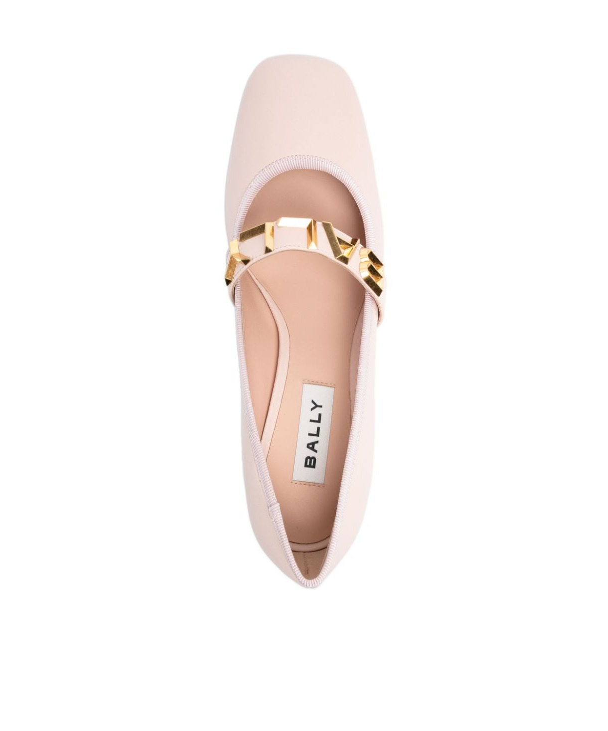 Bally Thick Heels In Nude