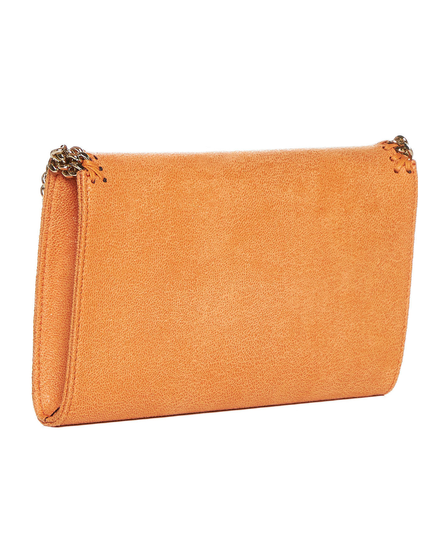 Stella Mccartney Falabella Mini Shoulder Bag In Orange
