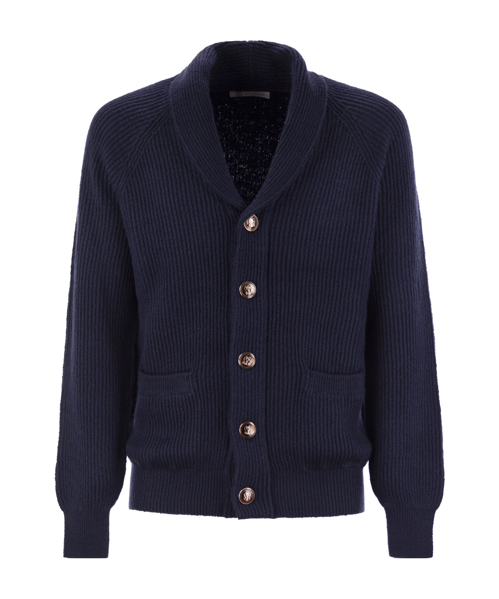 Brunello Cucinelli Button Knitted Cardigan In Black