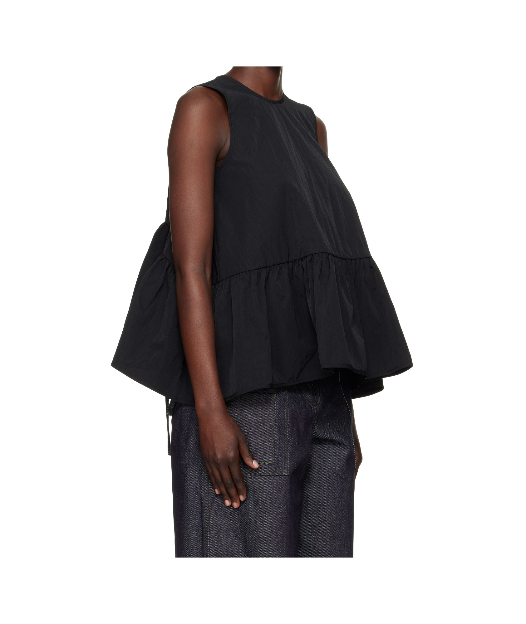 Cecilie Bahnsen Asta Top In Black