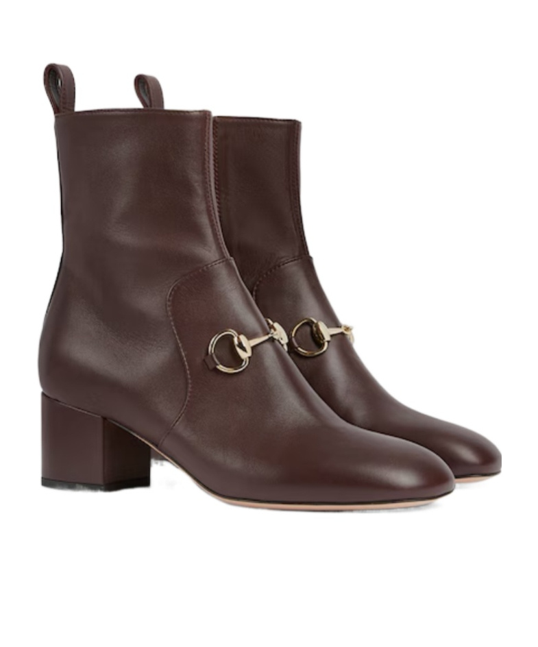 Gucci Women's Ankle Boot With Horsebit In Multi