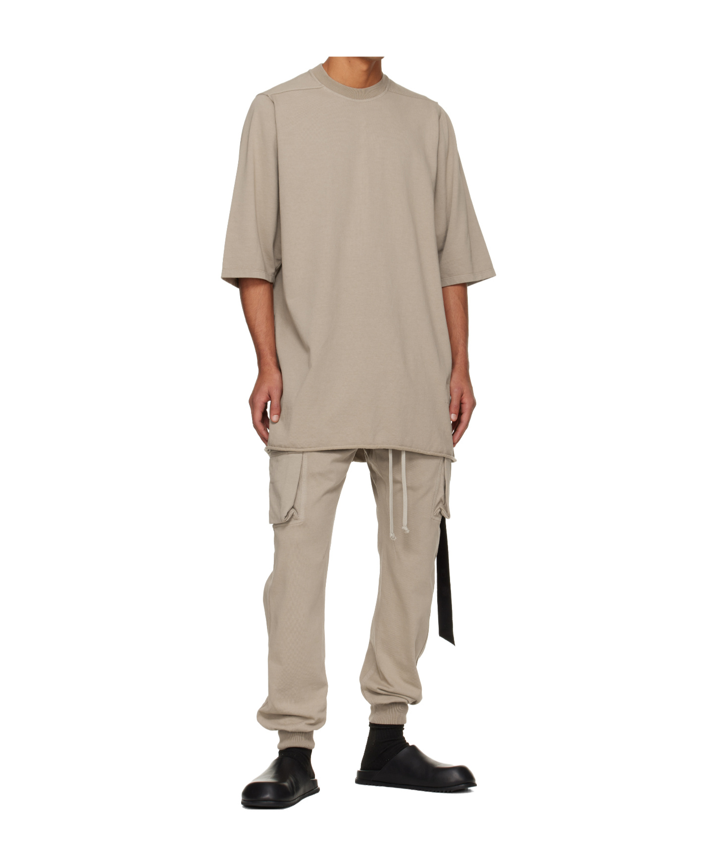 Rick Owens Drkshdw Concordians Jumbo Short-sleeve T-shirt In Neutral