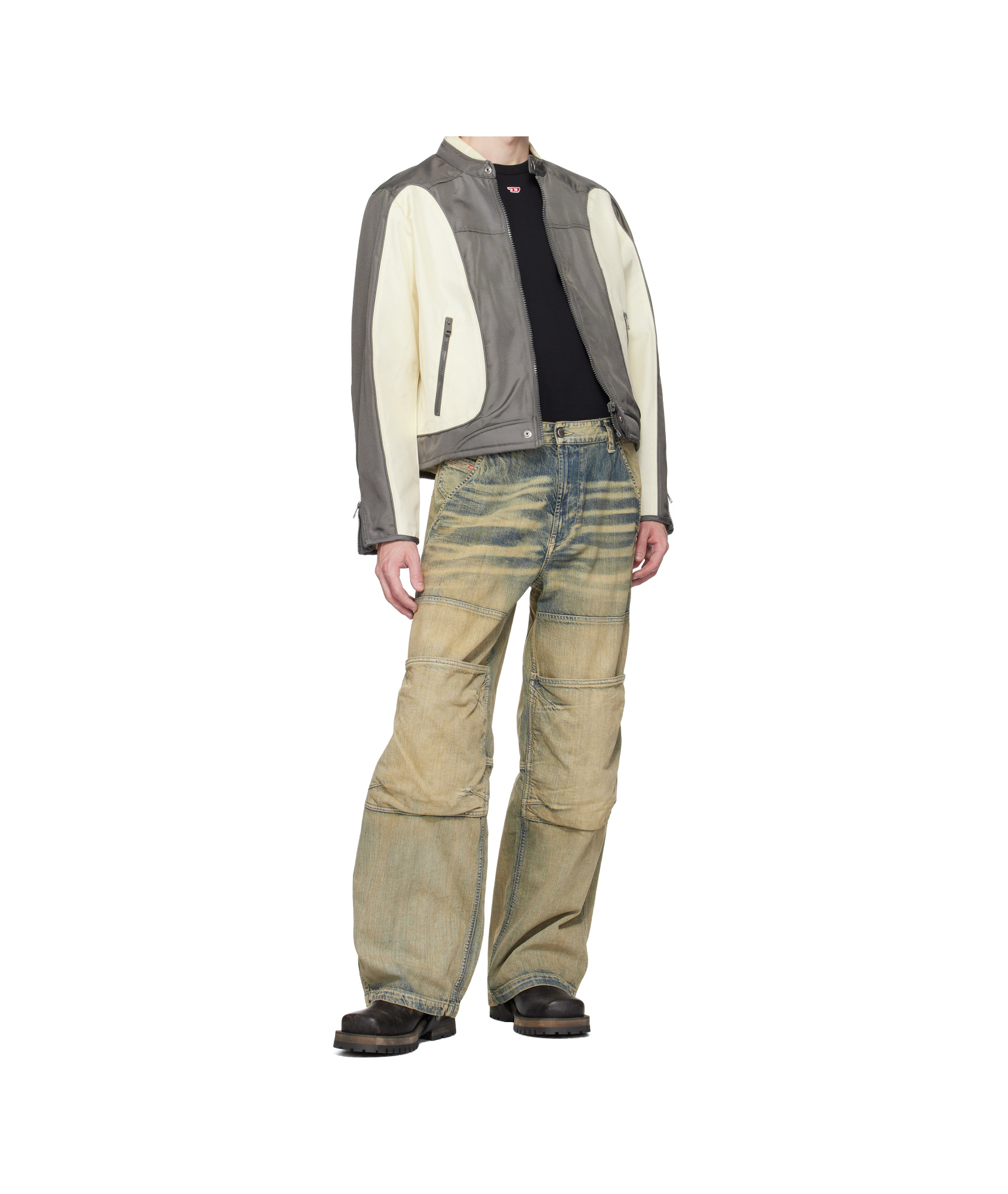 Diesel Relaxed Jeans D-shift 09l49 In Green