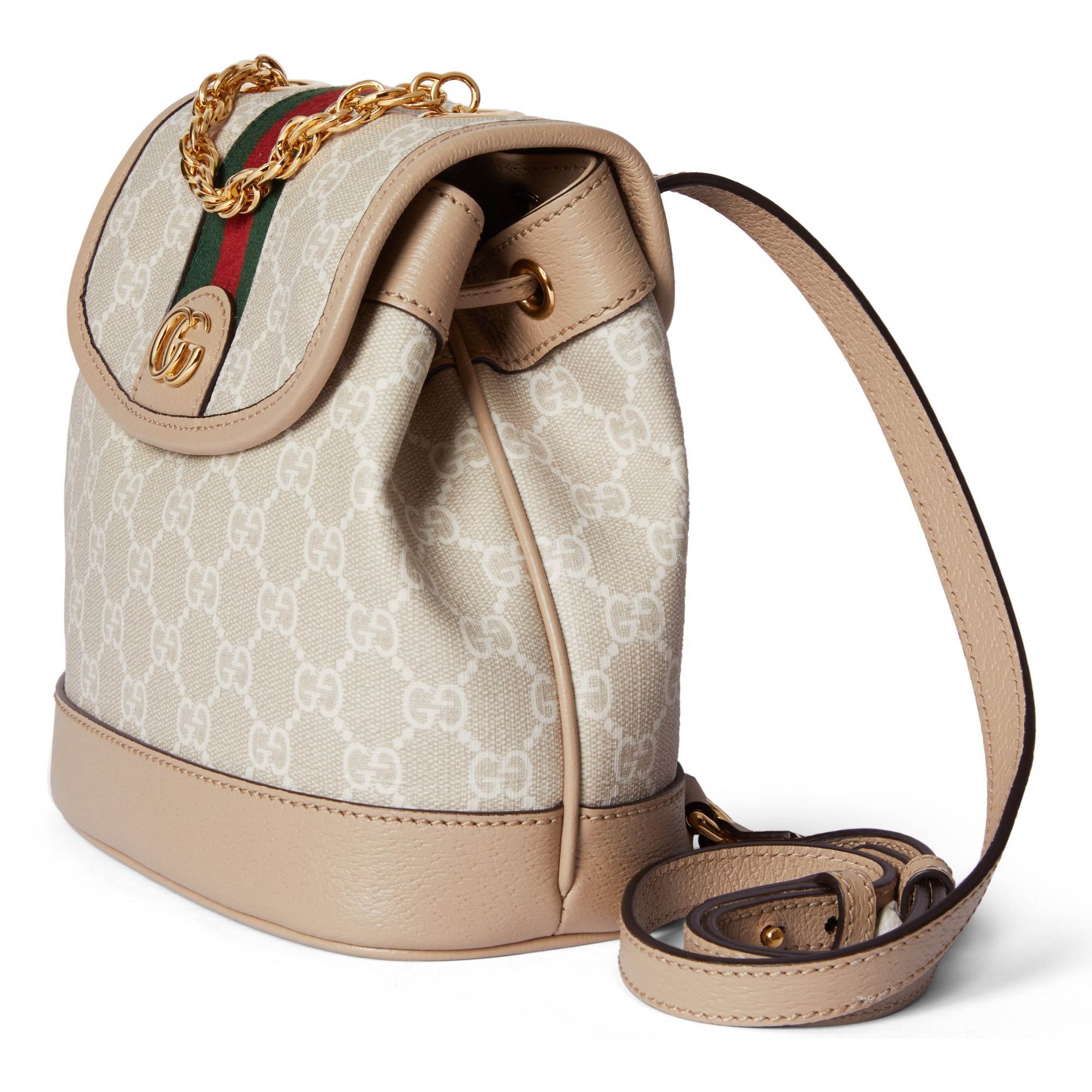 Gucci Mini Ophidia Backpack In Nude