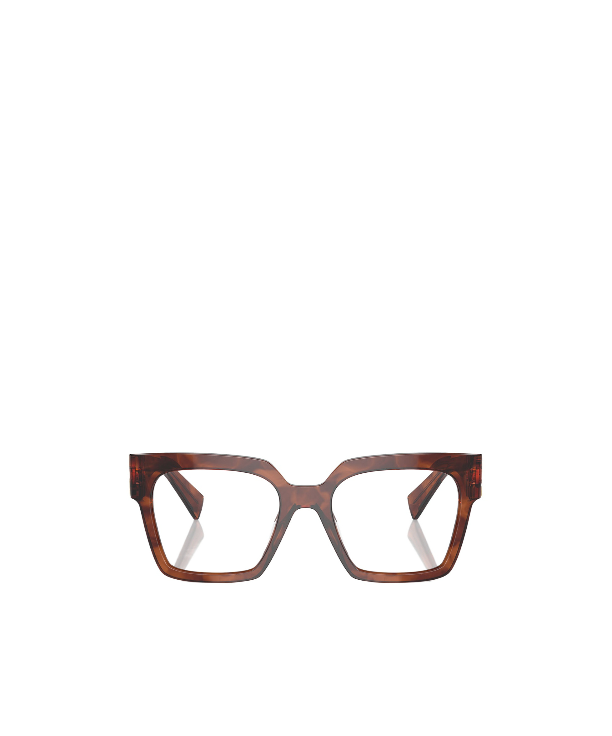 Miu Miu Square-frame Glasses In Brown