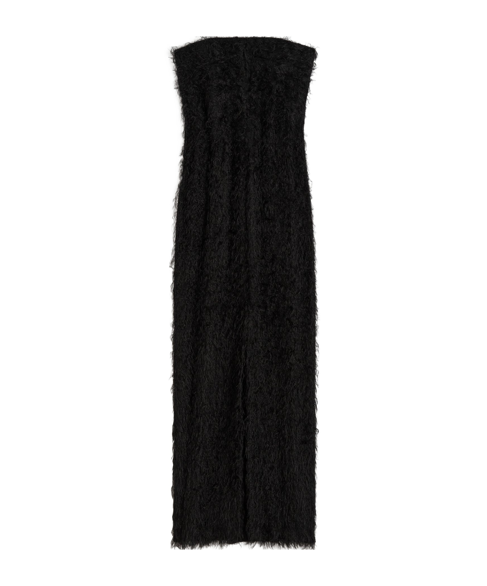 Totême Strapless Embroidered Dress In Black
