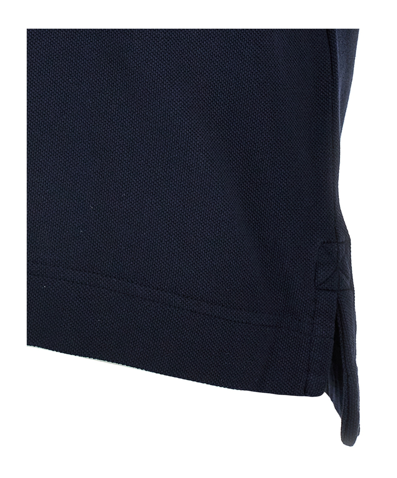 Canada Goose Men Beckley Polo Shirt In Structured Cotton In Blue