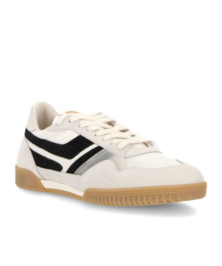 Tom Ford Round Head Lacing Low-cut Casual Sneakers In White