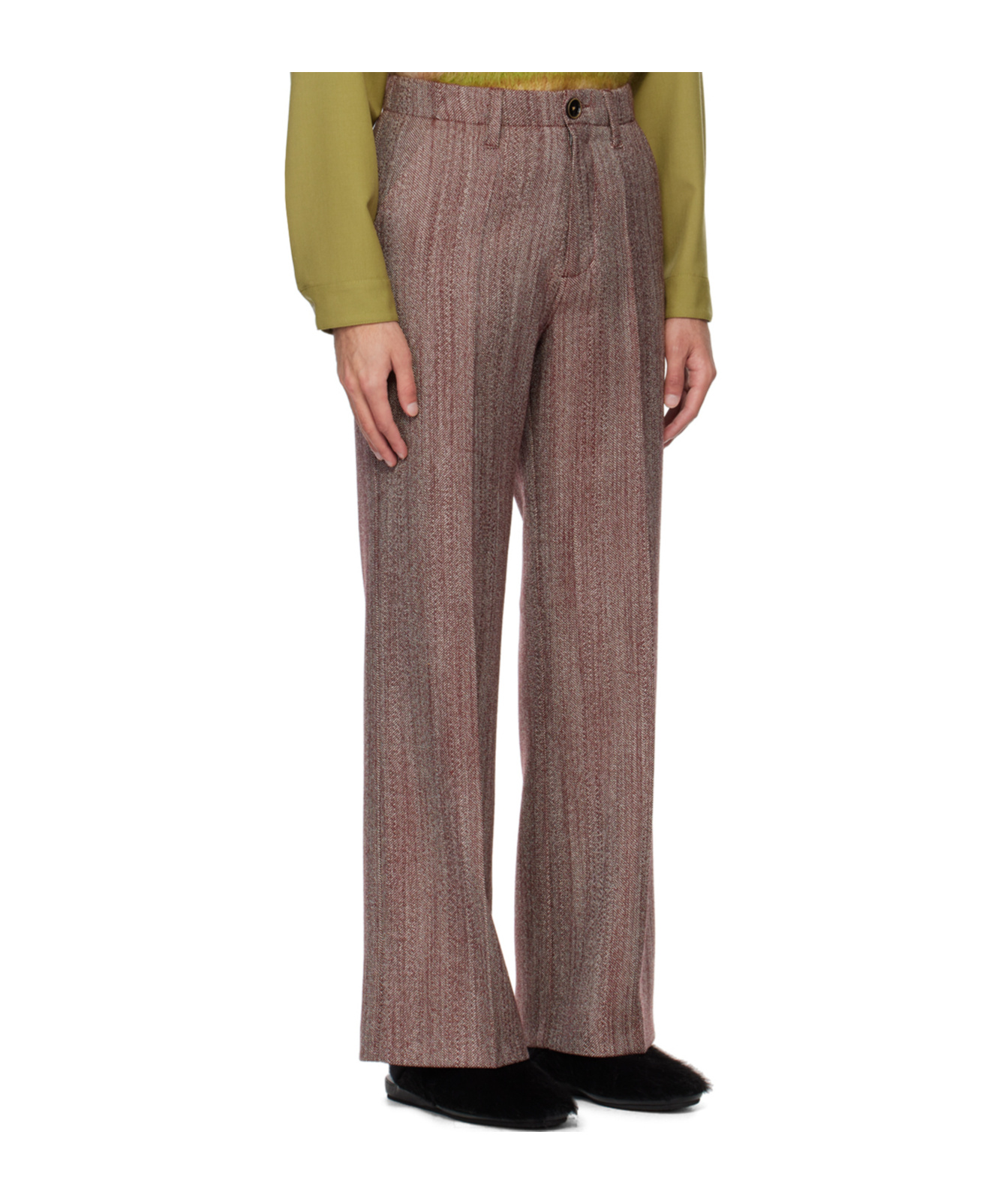 Marni Belt-loop Casual Pants In Brown