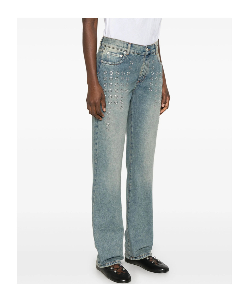 Gimaguas Denim Trousers With Belt Loops