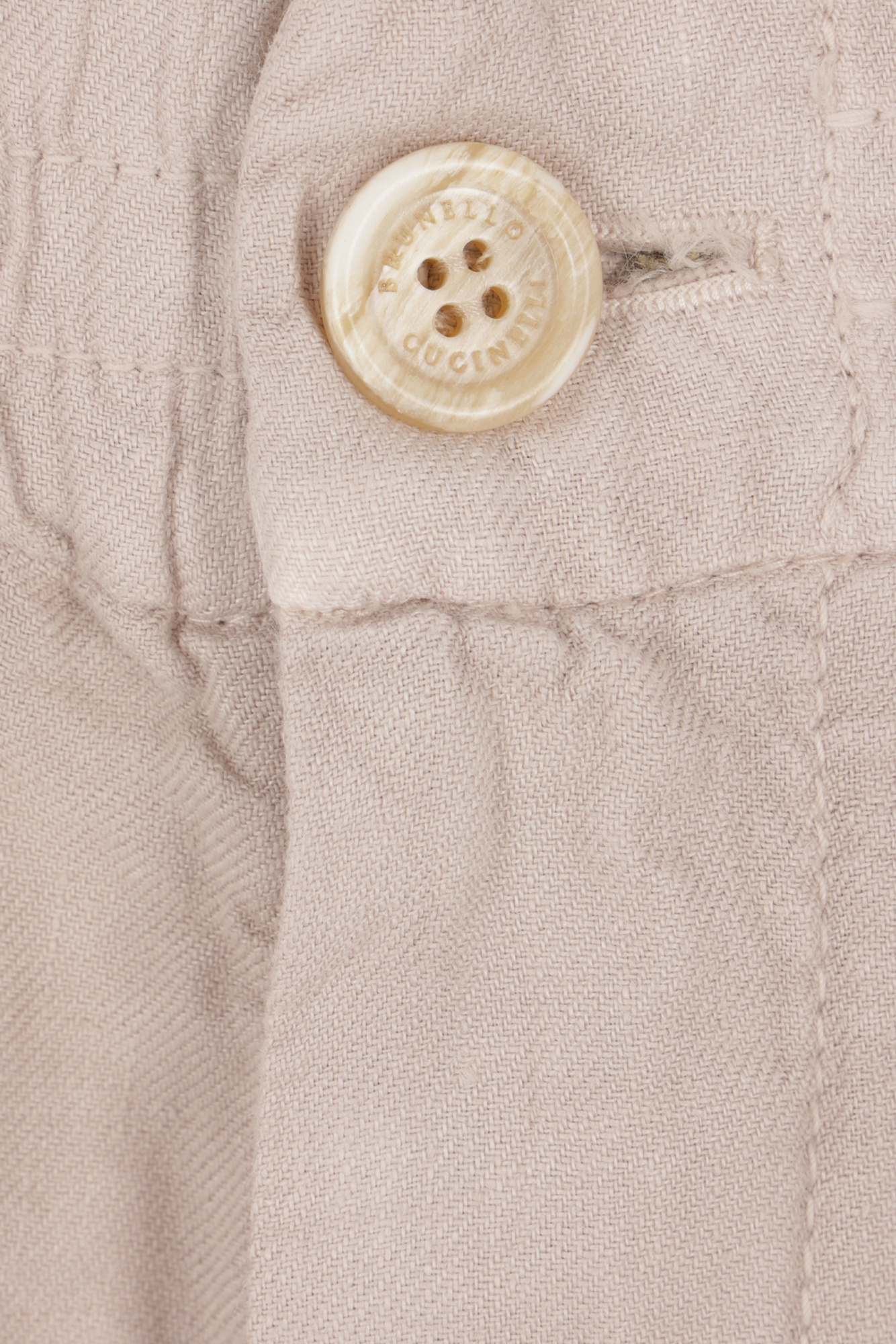 Brunello Cucinelli Elastic Waist Shorts In Nude