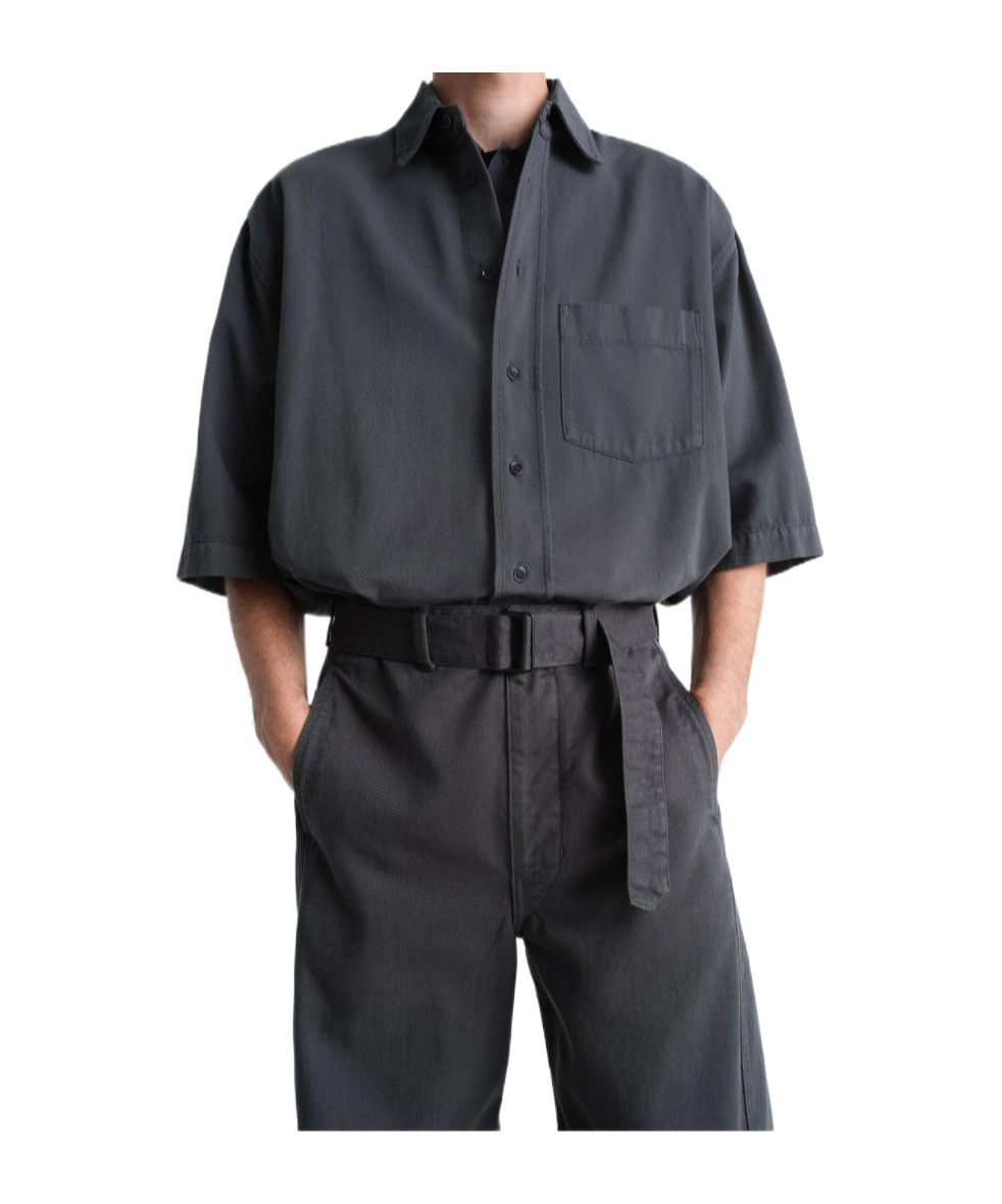 Lemaire Belt-loop Jeans In Black