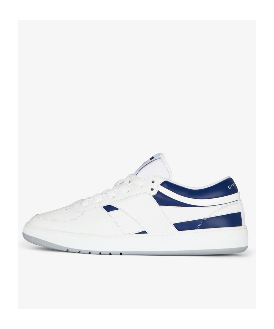 Givenchy White Leather G Move Sneakers In White