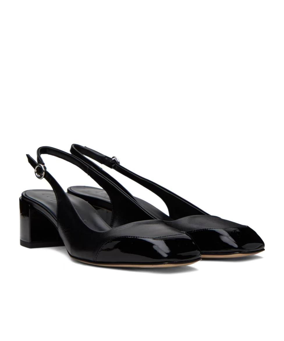 Aeyde Augusta Slack-heeled Heels In Black