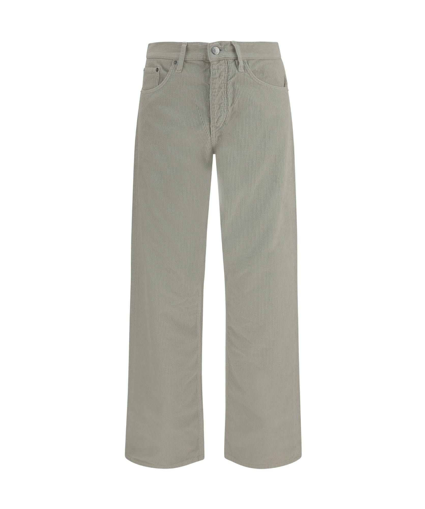 Sunflower Corduroy Straight-leg Pants In Gray