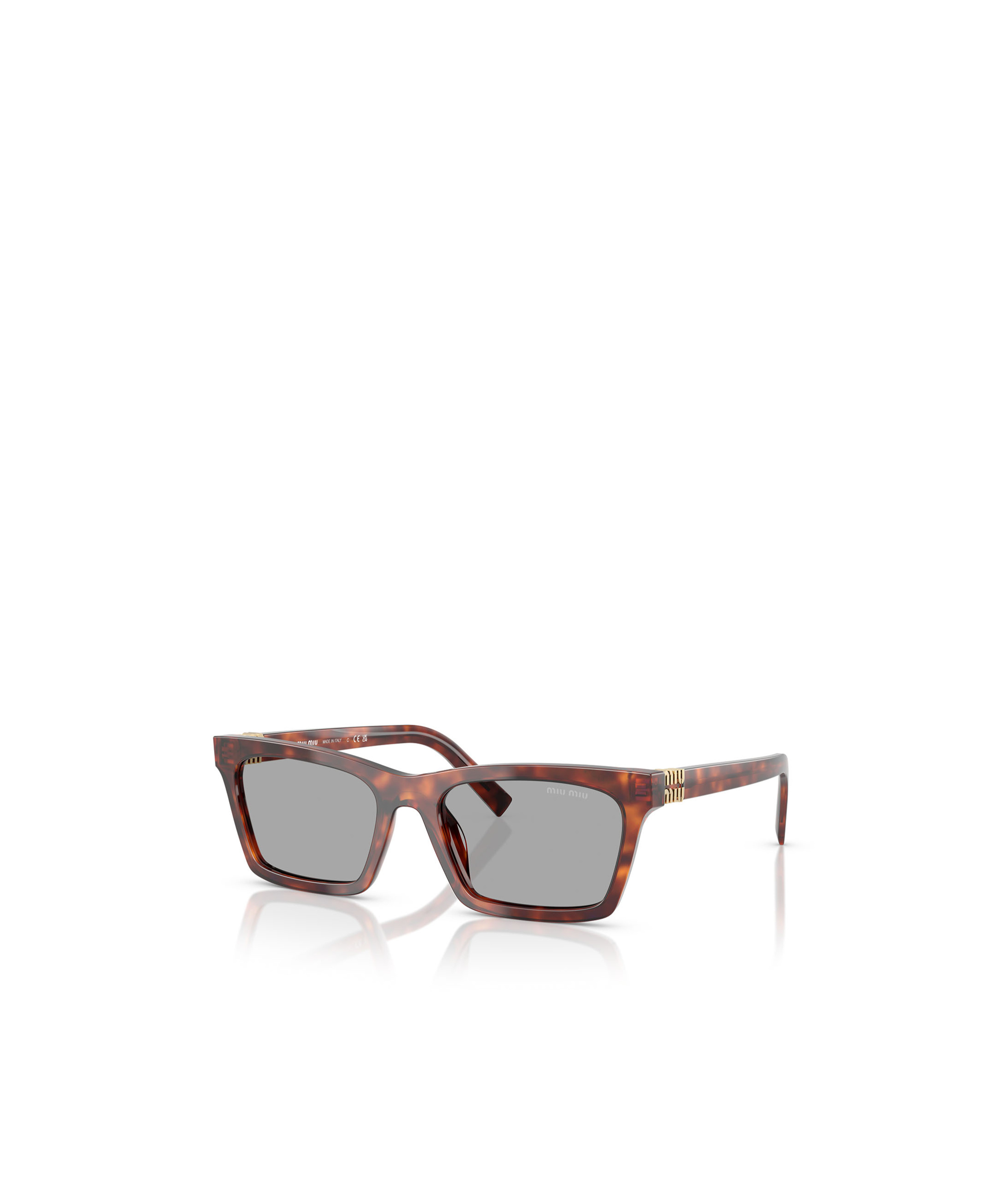 Miu Miu Square Sunglasses In Gray