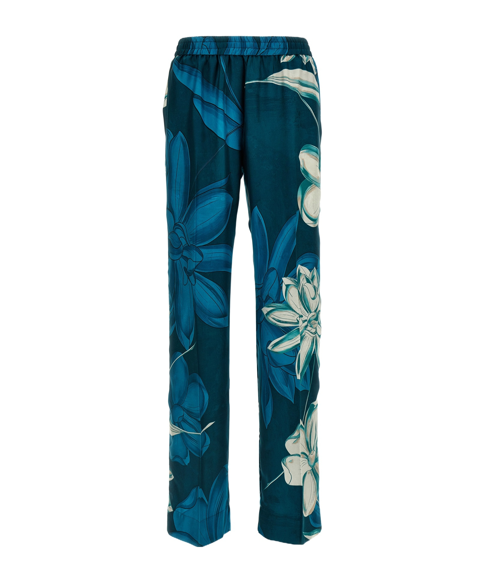 F.r.s For Restless Sleepers Printed Casual Pants In Green