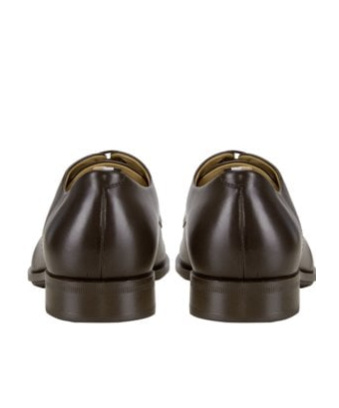 Hugo Boss Derby Shoes In Smooth And Printed Leather In Brown