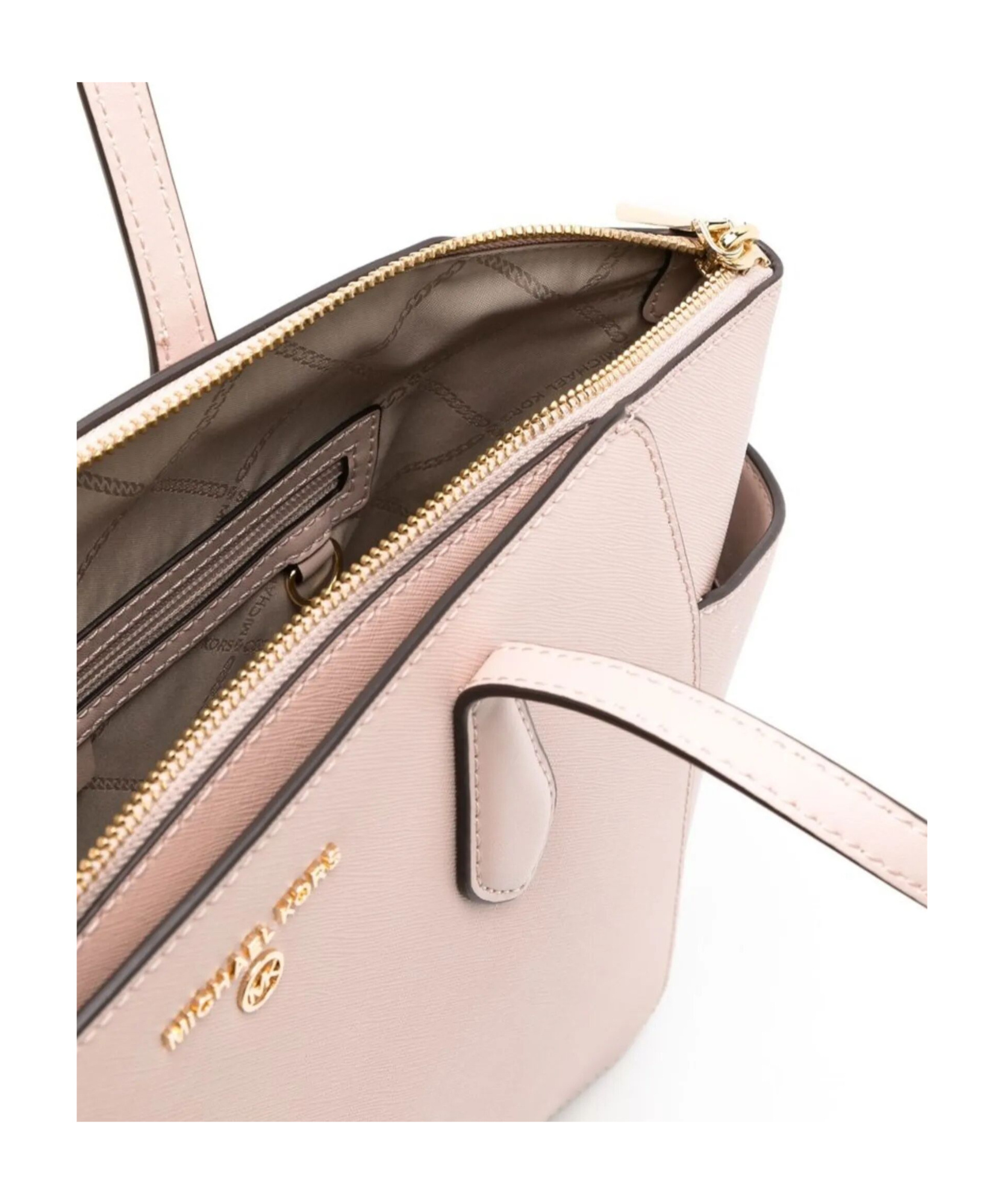 Shop Michael Michael Kors Medium Marilyn Tote Bag In Nude