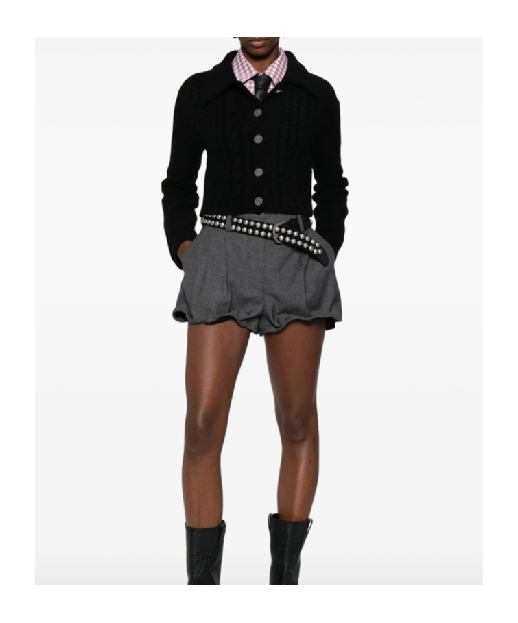 Enfants Riches Deprimes Long-sleeved Knitted Cardigan In Black