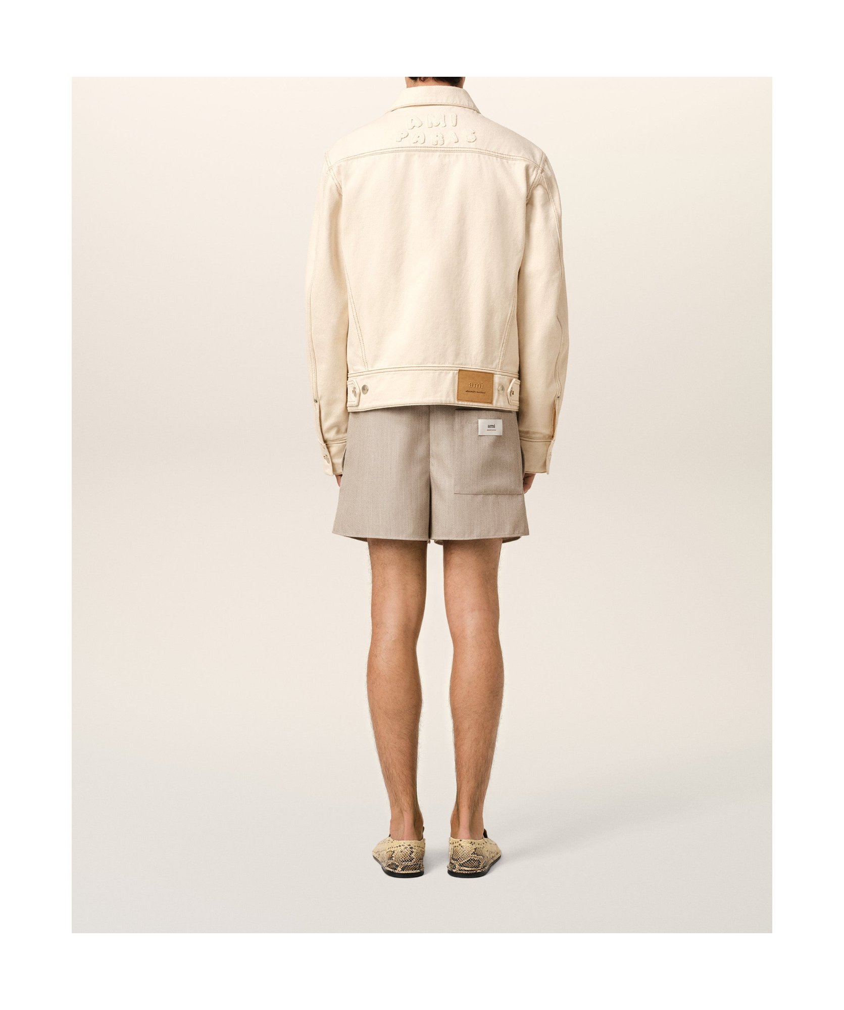 Ami Alexandre Mattiussi Ami Paris Outerwears In Nude