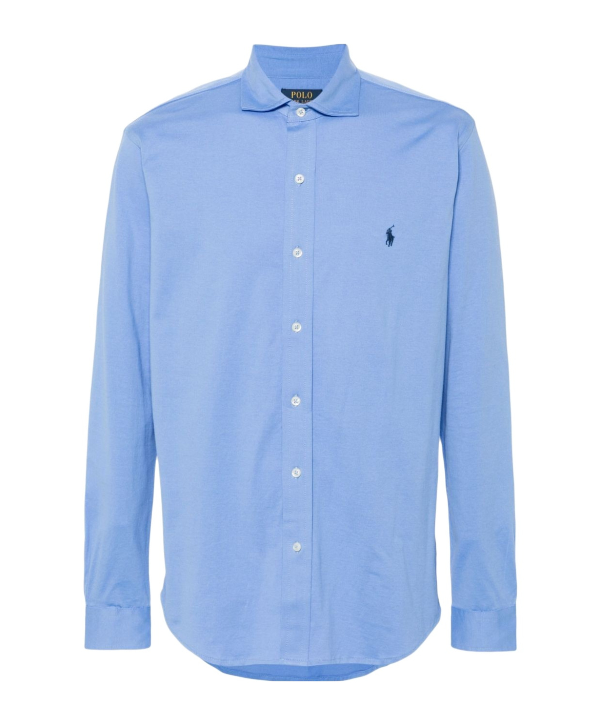 Polo Ralph Lauren Classic Fit Garment Dyed Oxford Shirt Bastille Blue In Blue