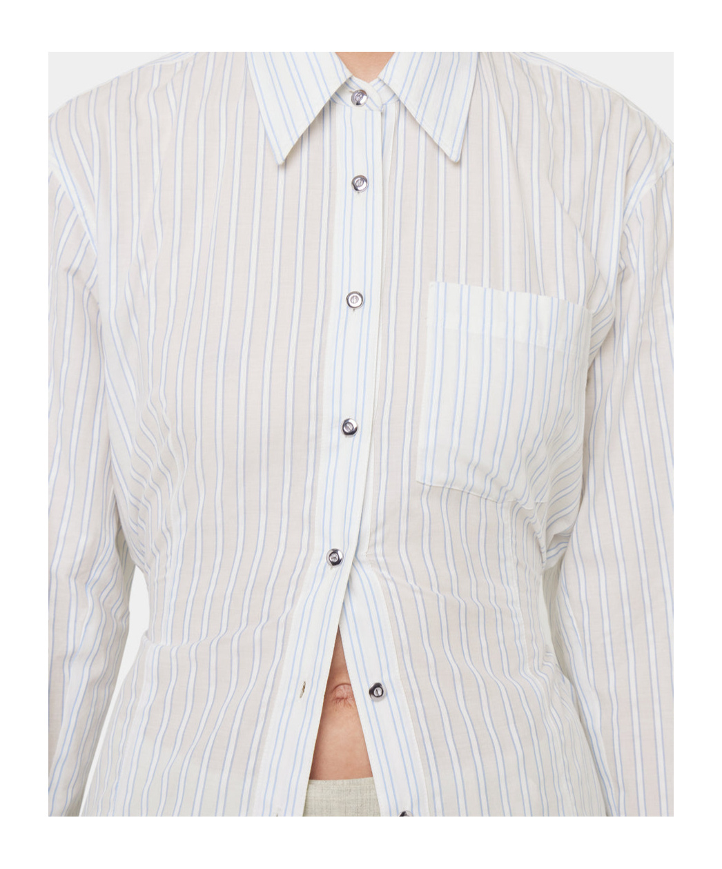 Shop Rabanne Striped Shirt