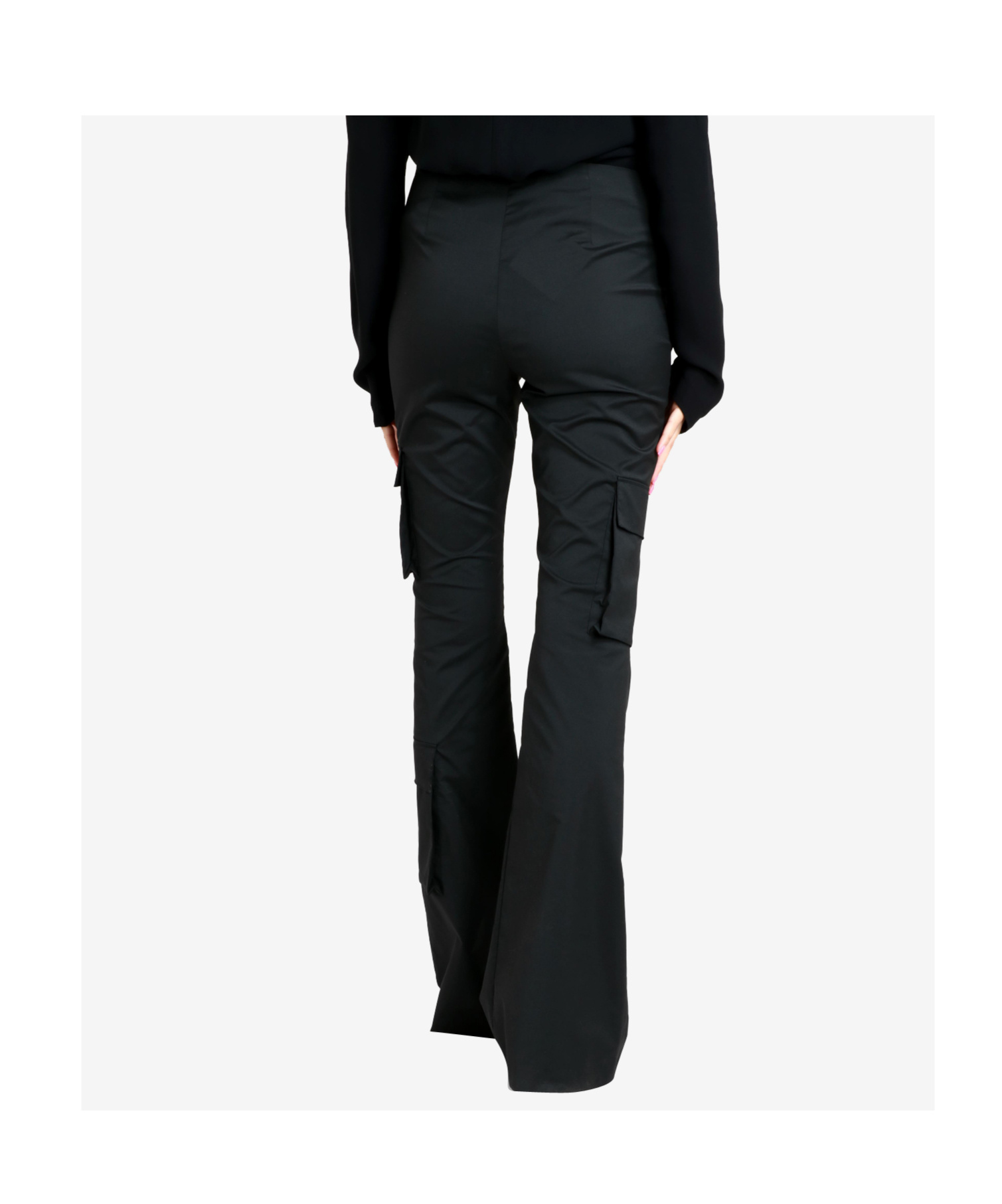 Philosophy Di Lorenzo Serafini Low-rise Casual Pants In Black