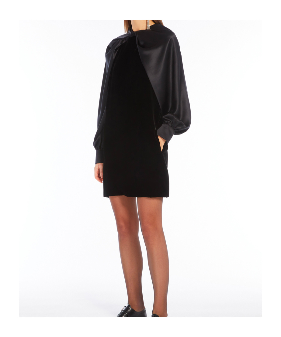 Max Mara Zarelia Mini Dress In Black
