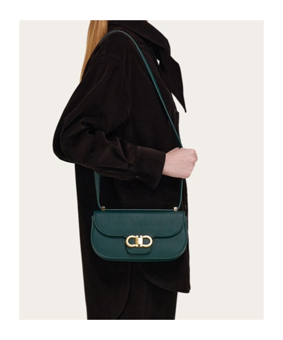 Ferragamo Double Gancini Mini Crossbody Bag