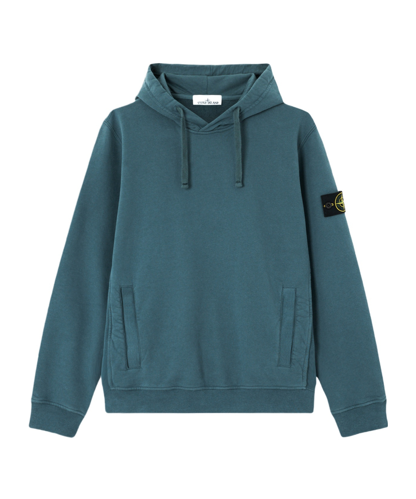 Stone Island 6100029 Brushed Organic Cotton Fleece In Green