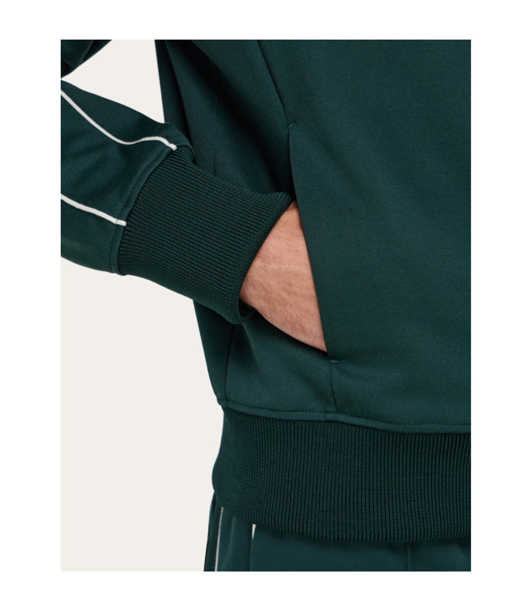 Ferragamo Logo-print Tracksuit Top In Green
