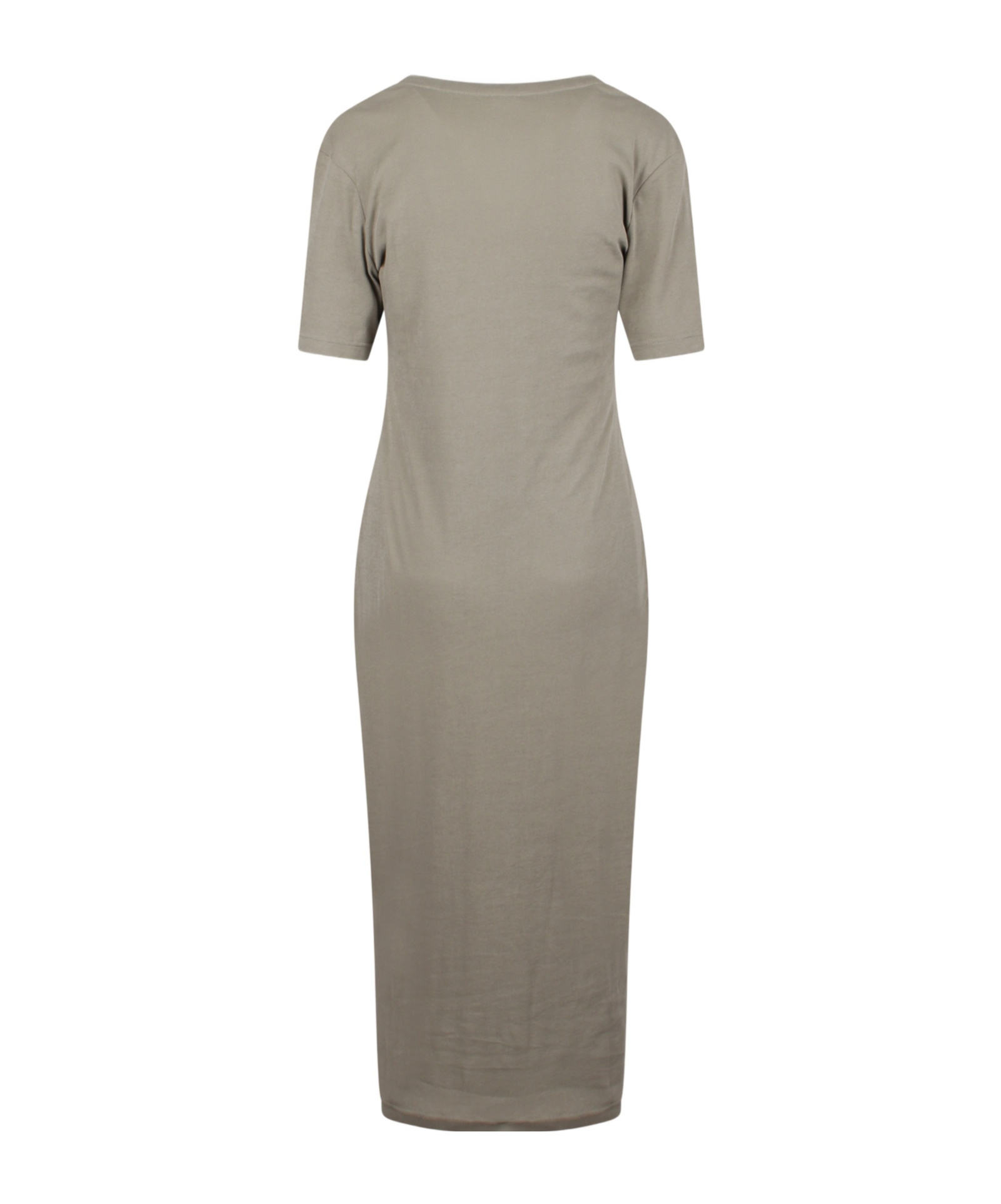 Jil Sander Cotton Layer Dress In Green