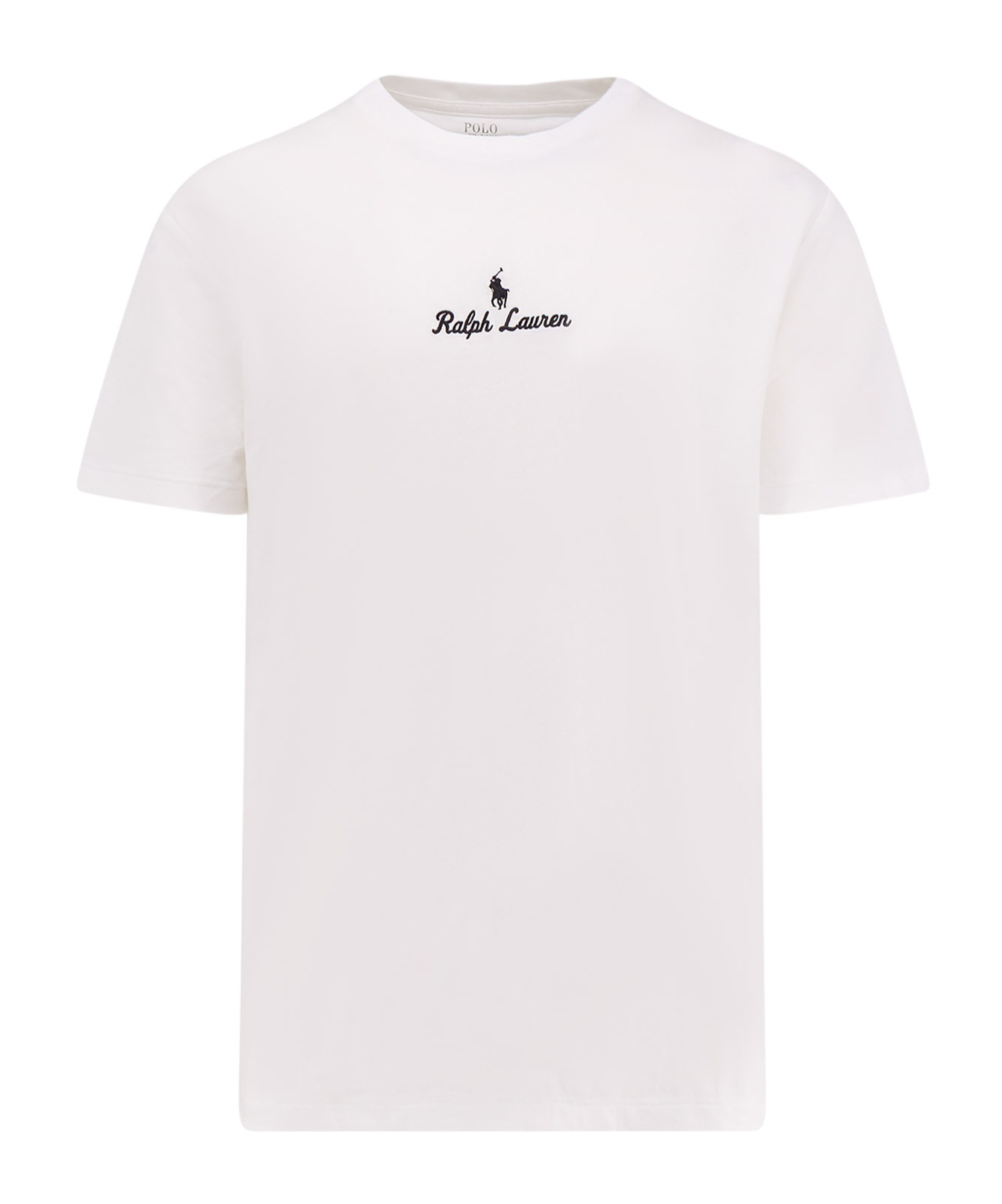 Polo Ralph Lauren Logo Embroidered Crewneck T-shirt In White