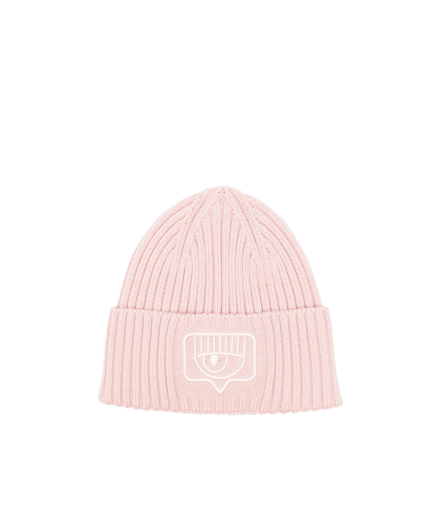 Chiara Ferragni Beanie Maxi Eyelike Embroidery Hat Accessories In Pink