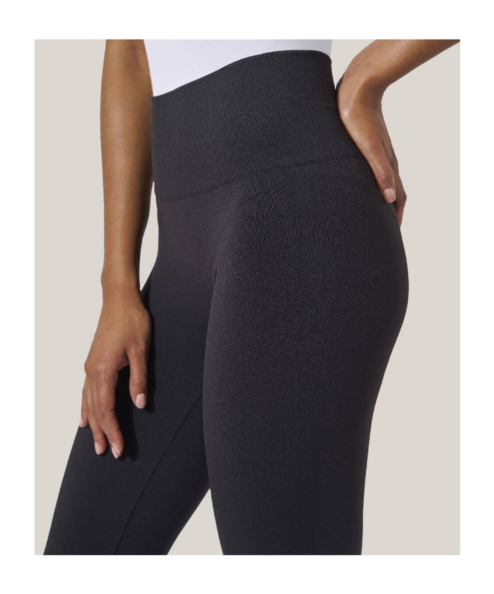 Wolford High-waisted Seamless Trousers In Black