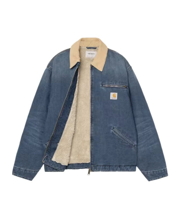 Carhartt Og Detroit Jacket In Blue