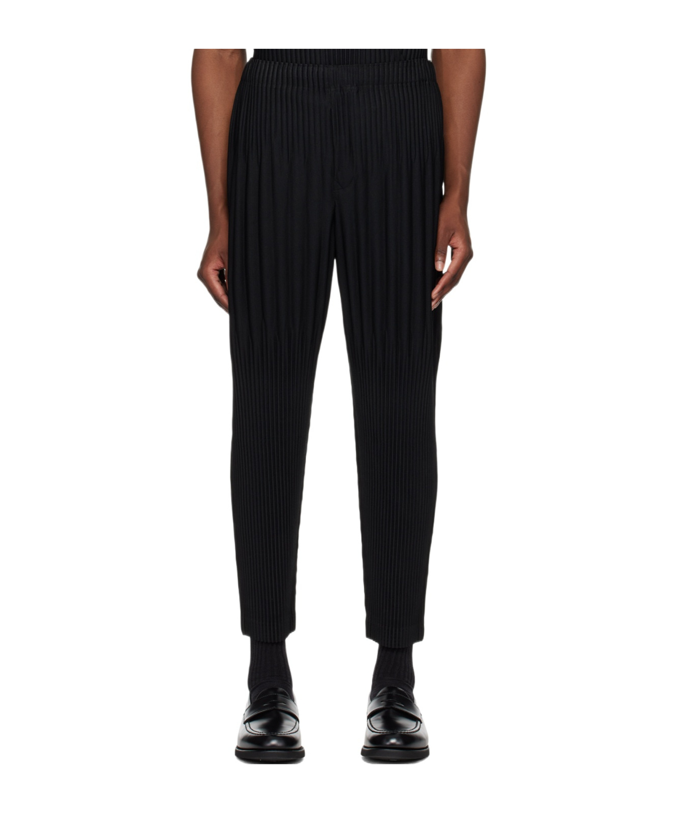 ISSEY MIYAKE MC APRIL PLEATED TAPERED TROUSERS