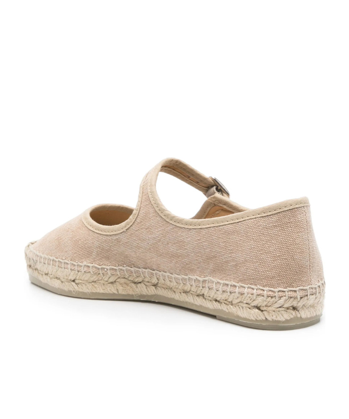 Shop Castaã±er Castañer Padua Square Toe Espadrilles In Nude