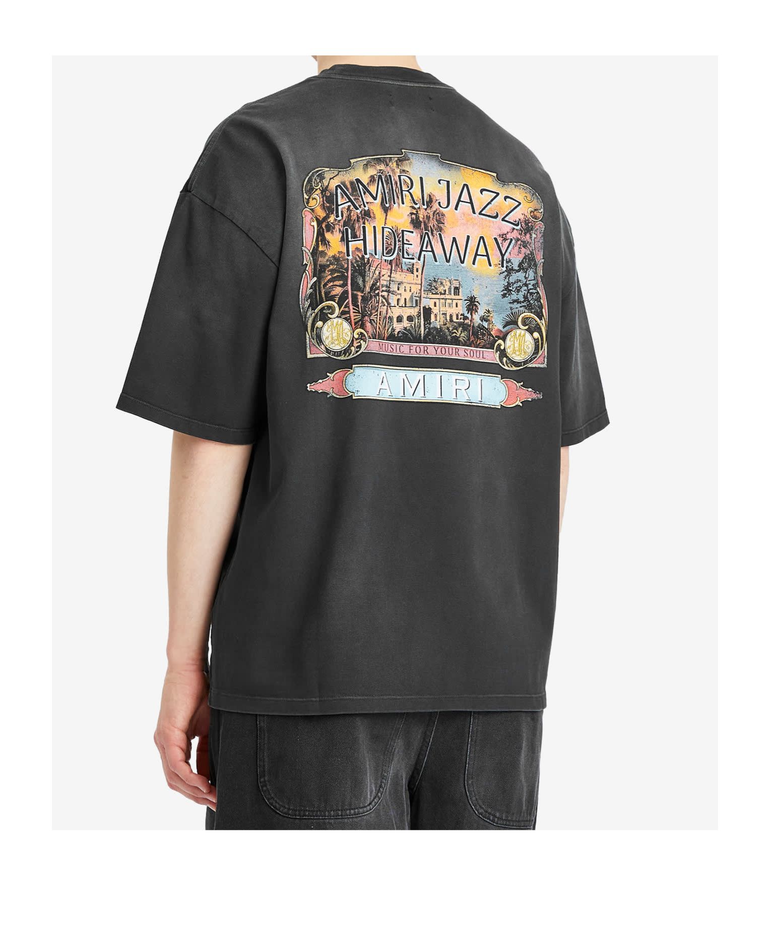 Amiri Pattern Printed T-shirt In Black