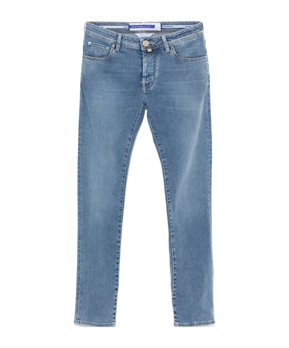 Jacob Cohen Slim Fit Denim Jeans With Belt Loops