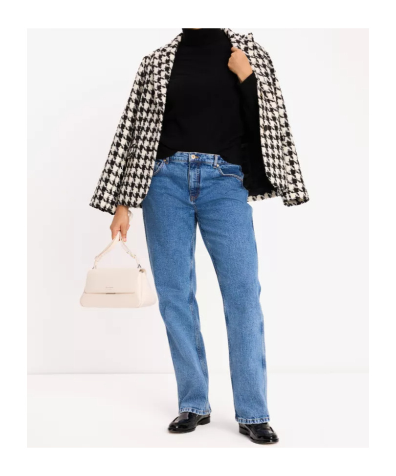 Kate Spade Straight Leg Denim Pant In Blue